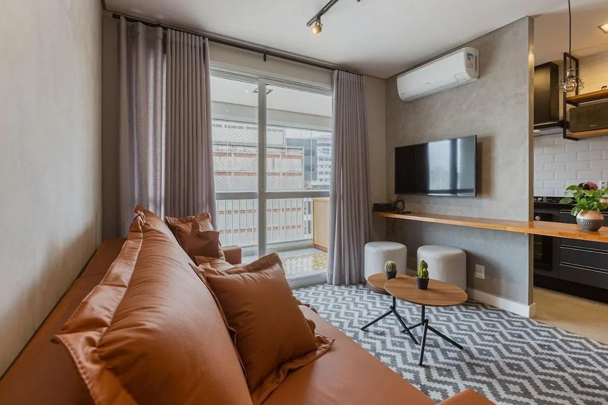 Easy Star - Belo Apto C/ 2 Quartos, Vaga E Varanda Na Paulista - Np01I São Paulo Brazylia