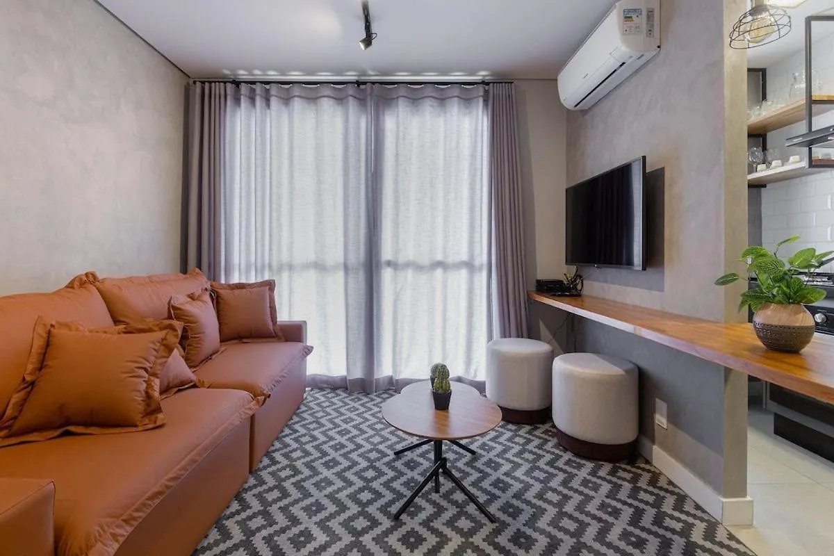 Apartament Easy Star - Belo Apto C/ 2 Quartos, Vaga E Varanda Na Paulista - Np01I São Paulo