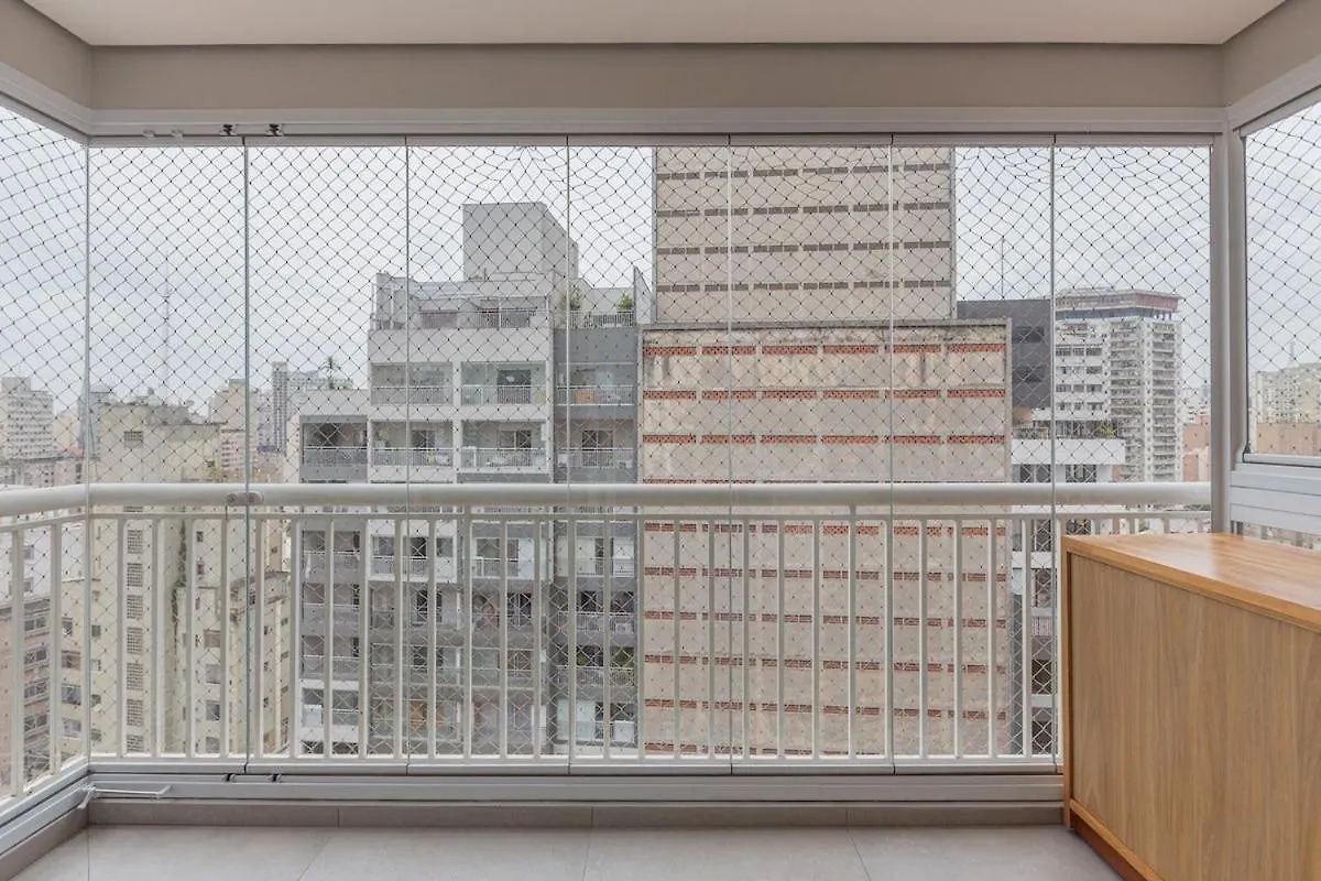 Apartament Easy Star - Belo Apto C/ 2 Quartos, Vaga E Varanda Na Paulista - Np01I São Paulo