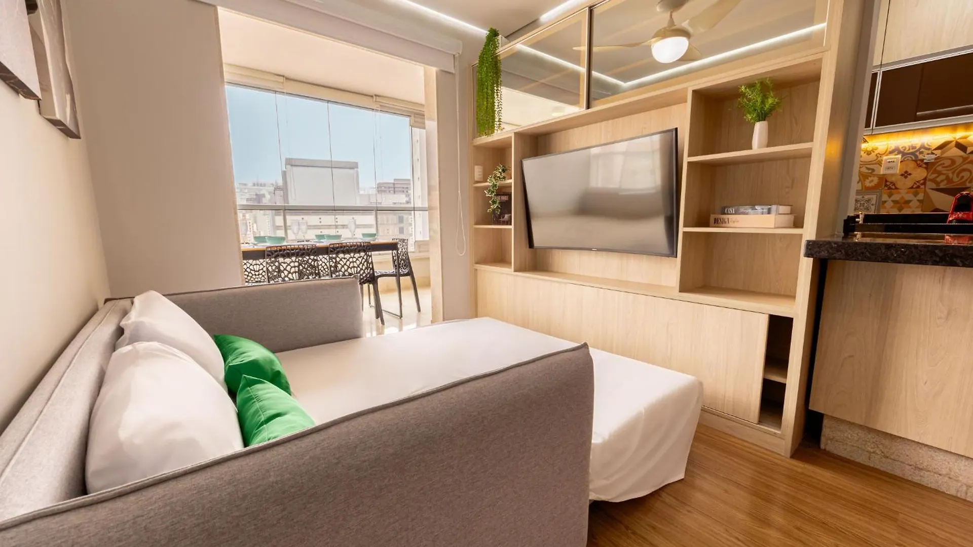Apartament Easy Star - Belo Apto C/ 2 Quartos, Vaga E Varanda Na Paulista - Np01I São Paulo